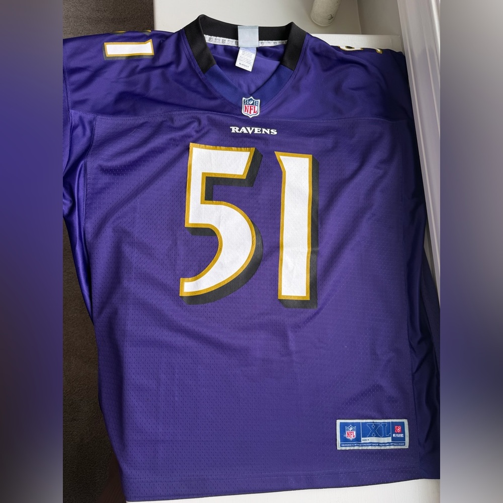 Ravens Daryl Smith #51 jersey sz XL Authentic NFL Pro Line